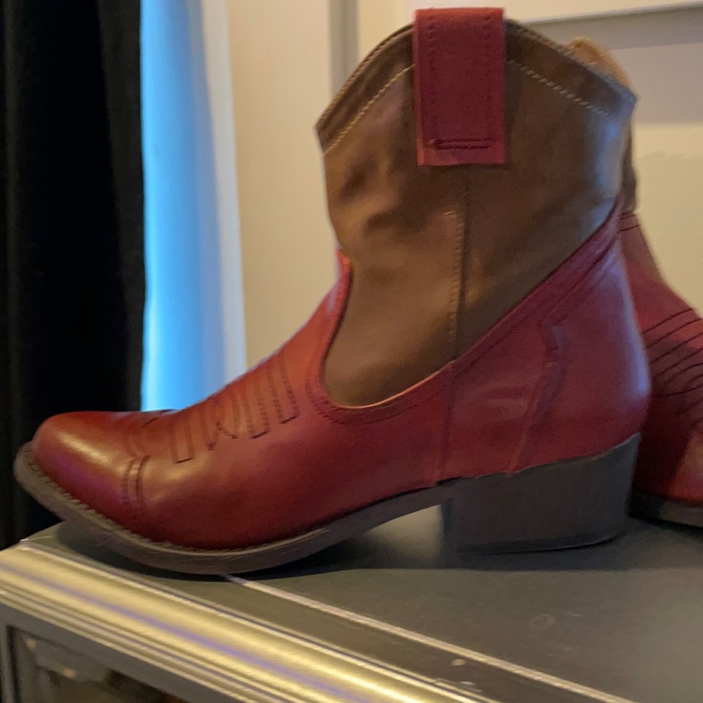 Cowboy ankle boots